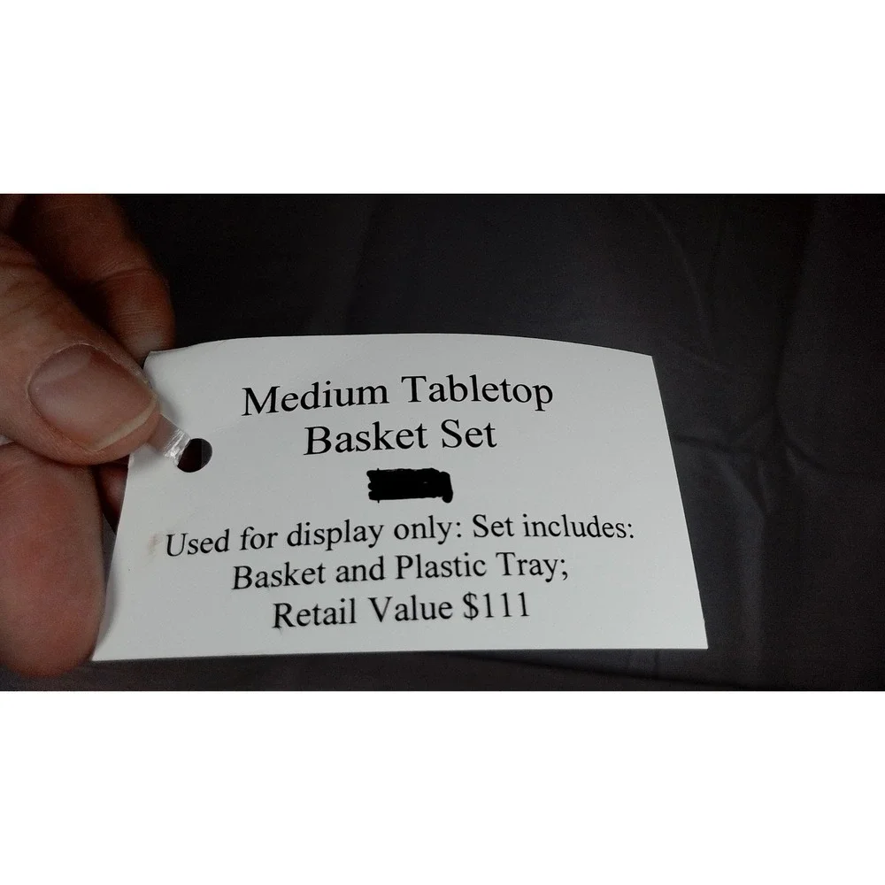 Longaberger Medium Tabletop Serving‎ Basket Maplewood Handwoven 2015 Collectible